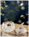 Bonbonnière en cristal façon Bohème