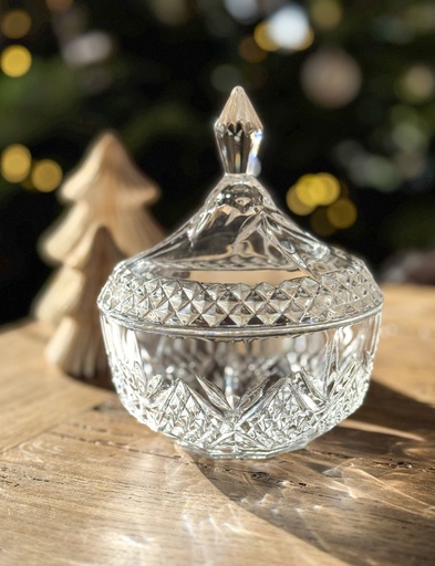 Bonbonnière en cristal 